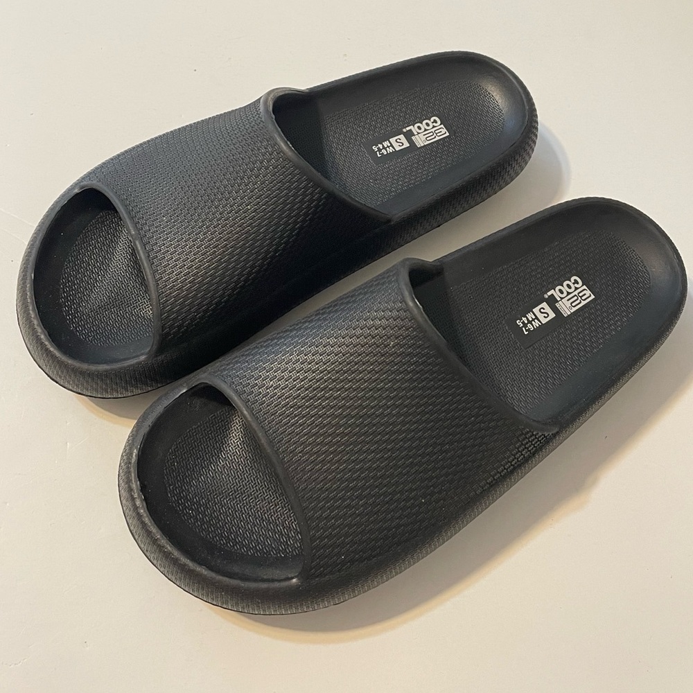 New Cushion Slide 32 Degrees Cool Slides Unisex Black Small